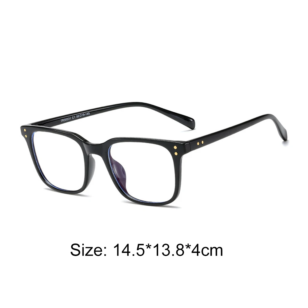 

Big Square Transparent Anti-Blue Glasses Radiation Blocking Optical Glasses Men Women Computer Mobile Phone Anti Fatigue Eyewear