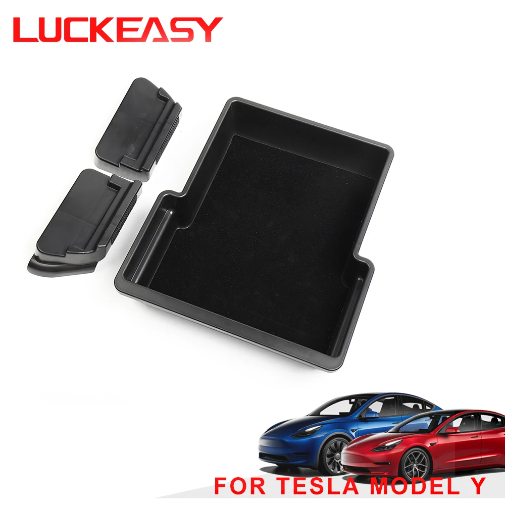 

Armrest Rear Storage Box Console Under Seat Organizer Drawer Holder for Tesla Model Y Interior Modification Car Accessories Case
