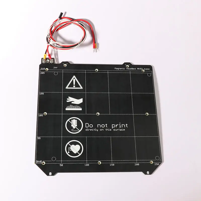 Запчасти для 3D принтера Clone I3 Mk3 принтер с подогревом Магнитный Mk52 Heatbed 24V в