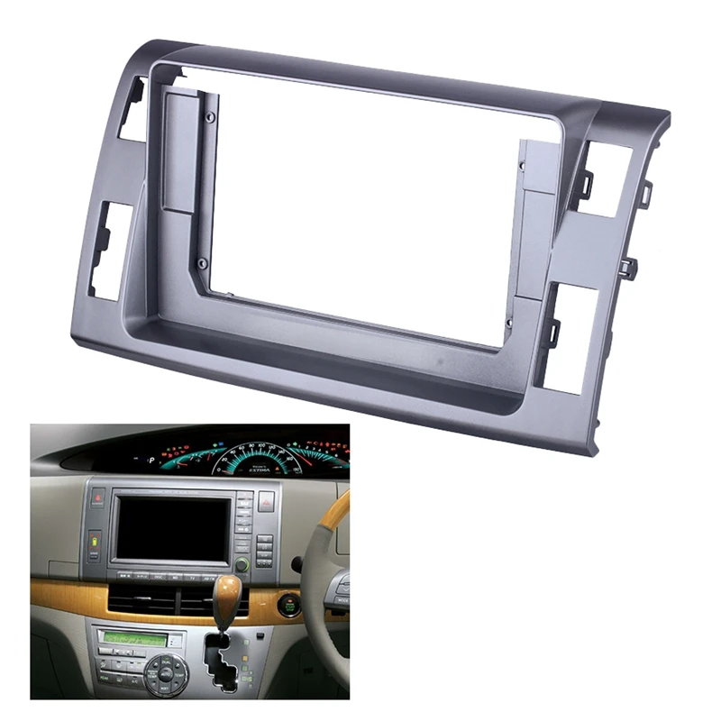 

2Din Car Radio Fascia for Toyota Previa/Estima/Tarago DVD Stereo Frame Plate Adapter Mounting Dash Installation