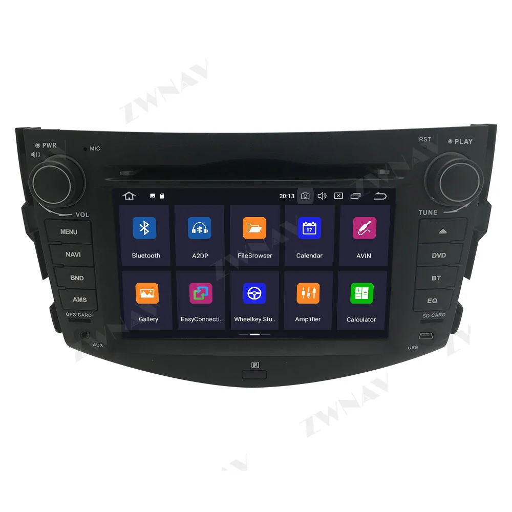 Carplay For Toyota RAV4 2006 2007 2008 2009 2010 2011 2012 Android 10 Multimedia GPS Navi Audio Stereo Radio Recorder Head Unit |