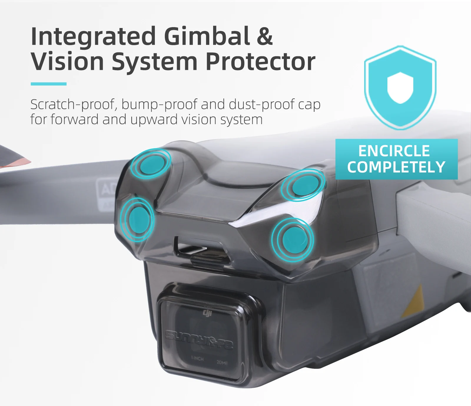 DJI Air 2S Gimbal видения Системы протектор Встроенный объектив для беспилотника