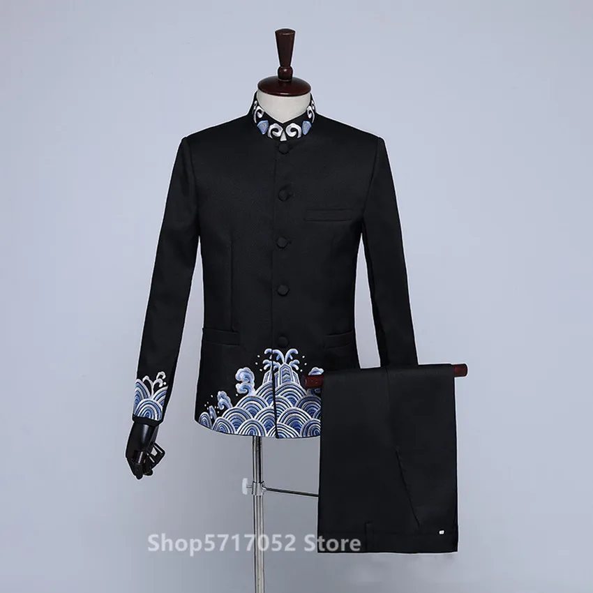 Женский традиционный костюм Тан мужская туника с вышивкой для свадьбы фестиваля