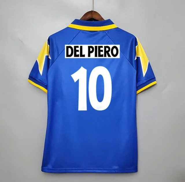 

Retro 1995/96 Del Piero Ravanelli Vialli Conte Camisas Clssicas Do Vintage Jersey