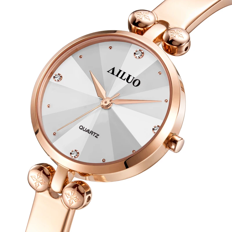 Новый роскошный бренд франция AILUO женские часы кварцевый механизм reloj mujer Сапфир