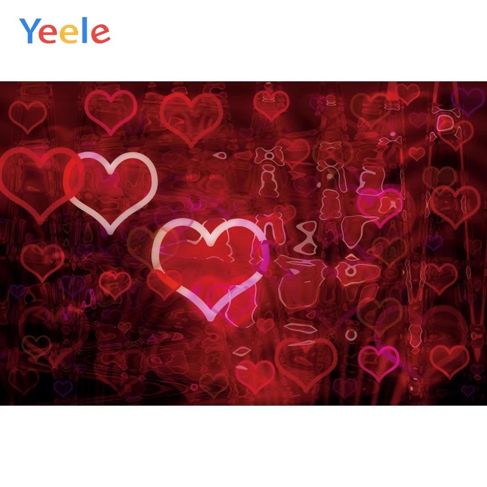 День Святого Валентина красный милый сердце наша любовь Блестящий Фон для