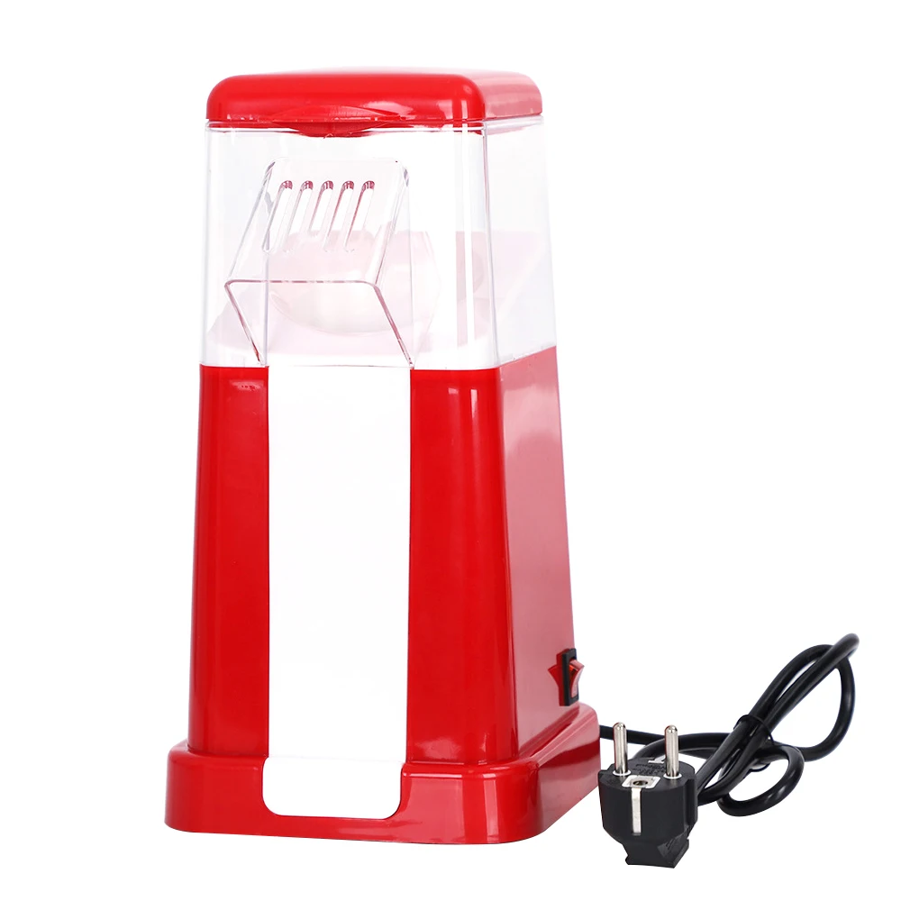 

Electric Popcorn Popper Mini Popcorn Machine Household Hot Air Popcorn Popper Maker With Top Cover For Family Gathering