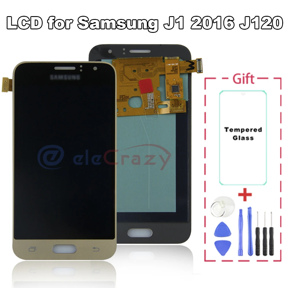Оригинальный ЖК дисплей для Samsung Galaxy J1 2016 j120 J120F J120H J120M сенсорный экран дигитайзер