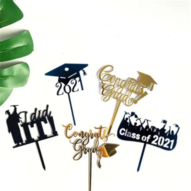 

Class Of 2021 Cake Topper Graduation Congratulations to College Students Biyakeli Celebration party cake decoration