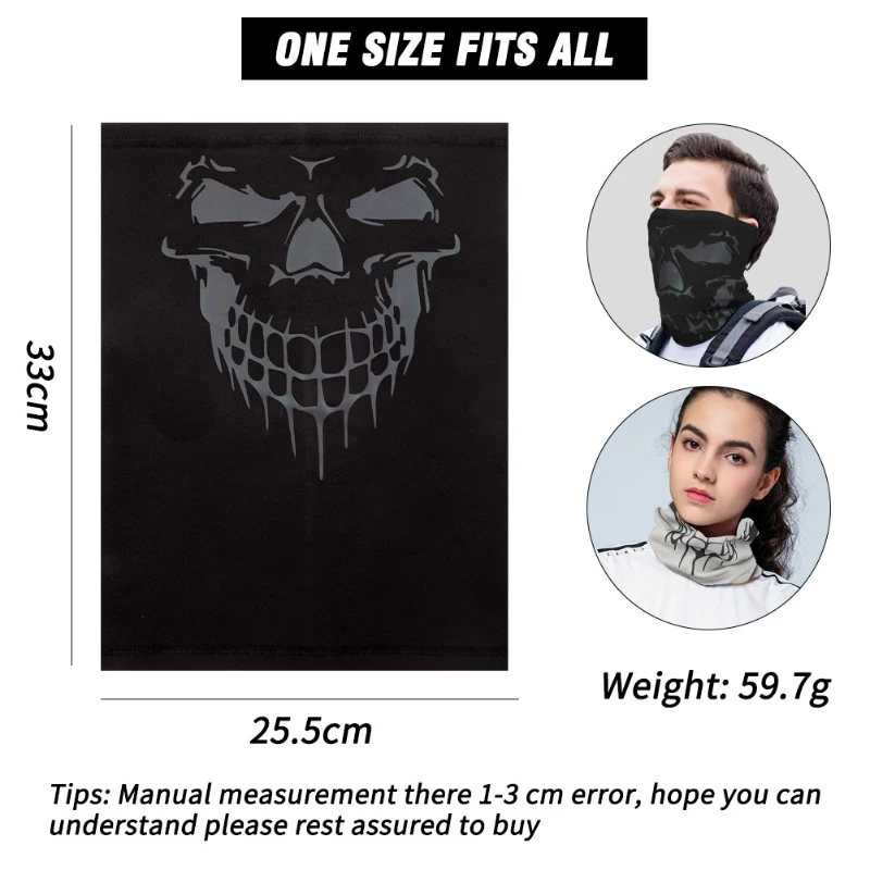

WEST BIKING Winter Sport Scarf Reflective 3D Print Warm Windproof Face Cover Men Women Bicycle Bandana Outdoor Cycling Headwear