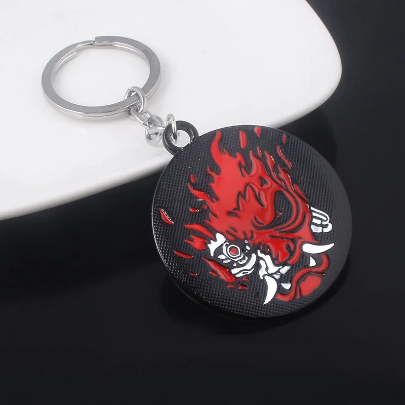 

Punks 2077 Game Keychain Game Letter Slogan Grimace Accessories Jewelry Key Ring KeyChain Toys for Boys Girls Kids Birthday Gift
