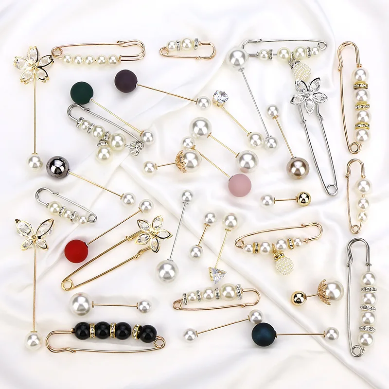 1 шт. брошь с жемчугом булавка для регулировки талии маленькие Броши Стразы