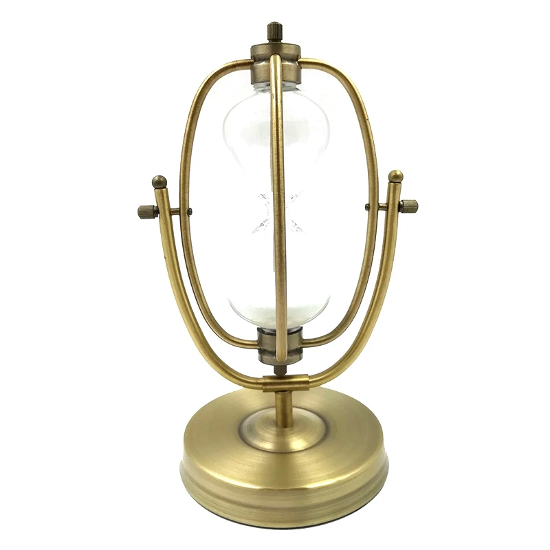 

European Style Rotating Hardware Hourglass Home Decoration 30 Minutes Timer