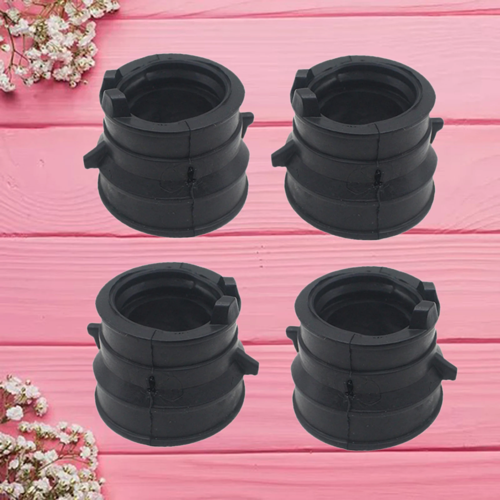 

4 Packs Carb Intake Manifold Boot Pipe Manifold for Honda CBR250 MC17 MC19