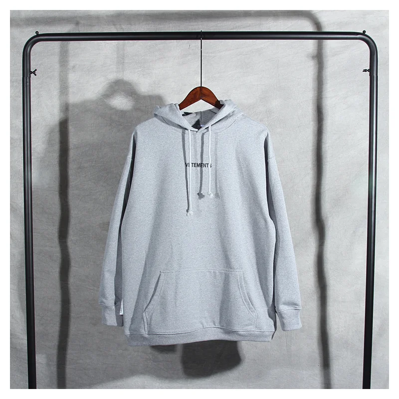 

Одежда в уличном стиле, Осень-зима 2022, плотная моющаяся этикетка VTM, свободная толстовка с надписью для мужчин и женщин