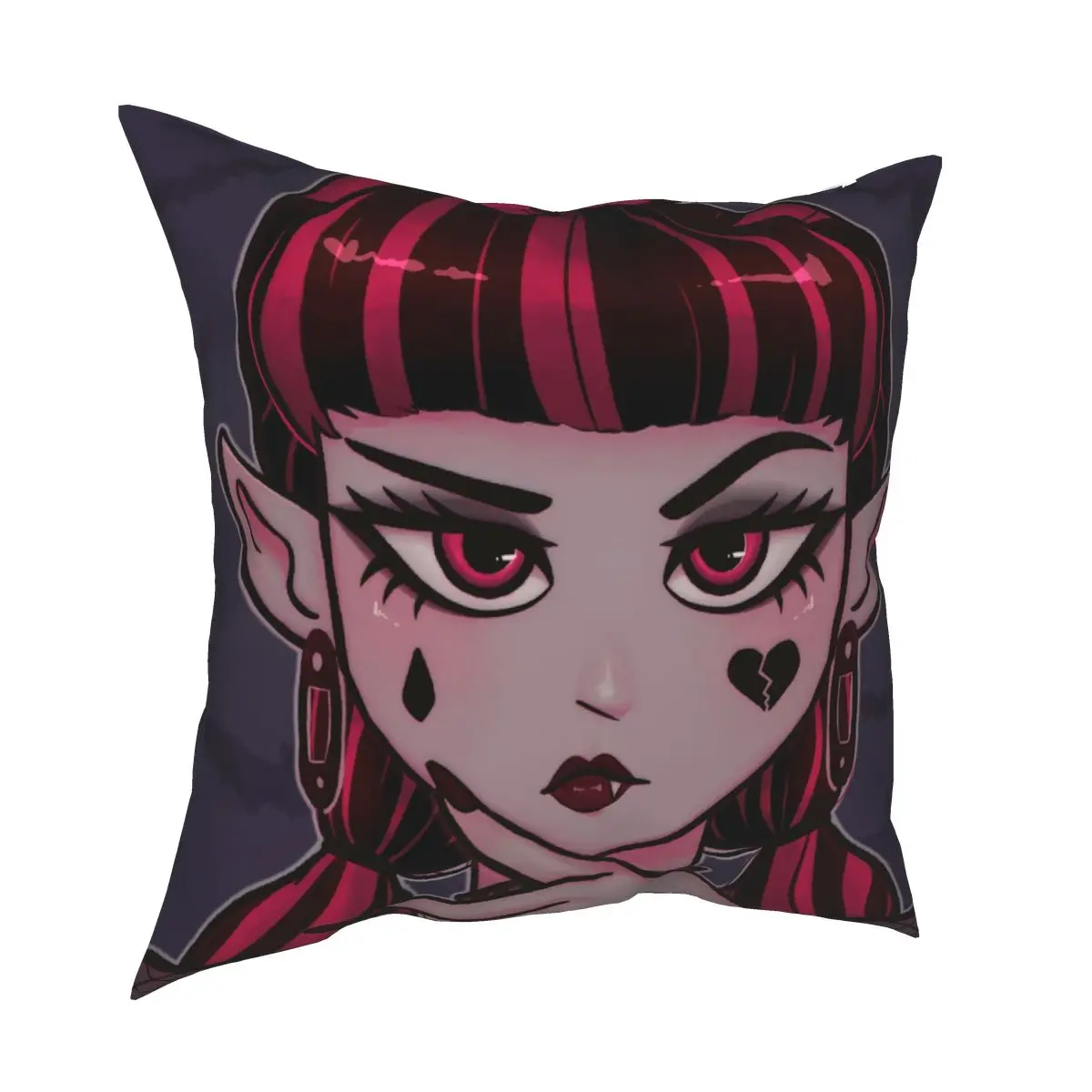 Тени для век Draculaura Monster High Подушка Чехол Печатный чехол подушки из полиэстера
