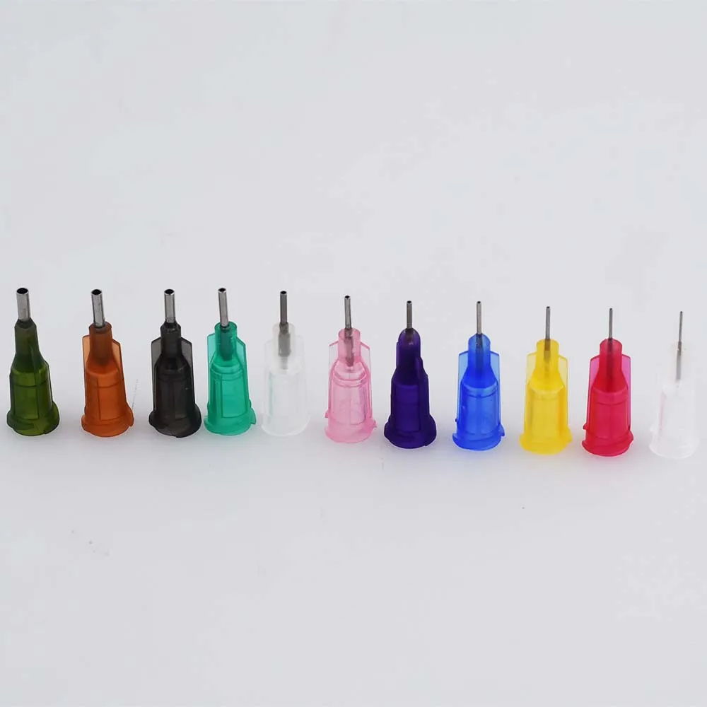 14G-27G W/ISO стандартные дозирующие иглы PP luer lock hub 0,25 дюйма Длина трубки точность S. S. Распределить тупые концы