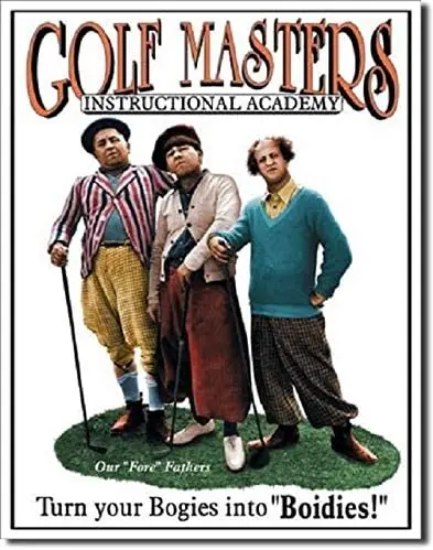 

Классическая комедия «The Three Stooges», «гольф», «Мастера», ретро, Настенный декор, размеры 8x12»