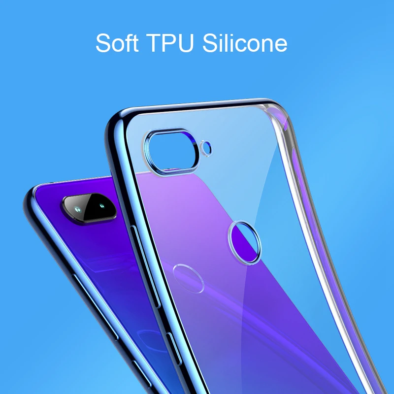 Чехол для Xiaomi Redmi 5 Plus 6A 5A 7A Note 6 7 Pro Pocophone F1 MI A3 A1 A2 8 Lite 9 SE прозрачный мягкий чехол из