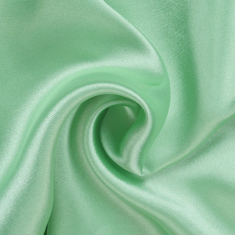 Зеленая Атласная Блузка с открытой спиной Элегантная блузка оборками