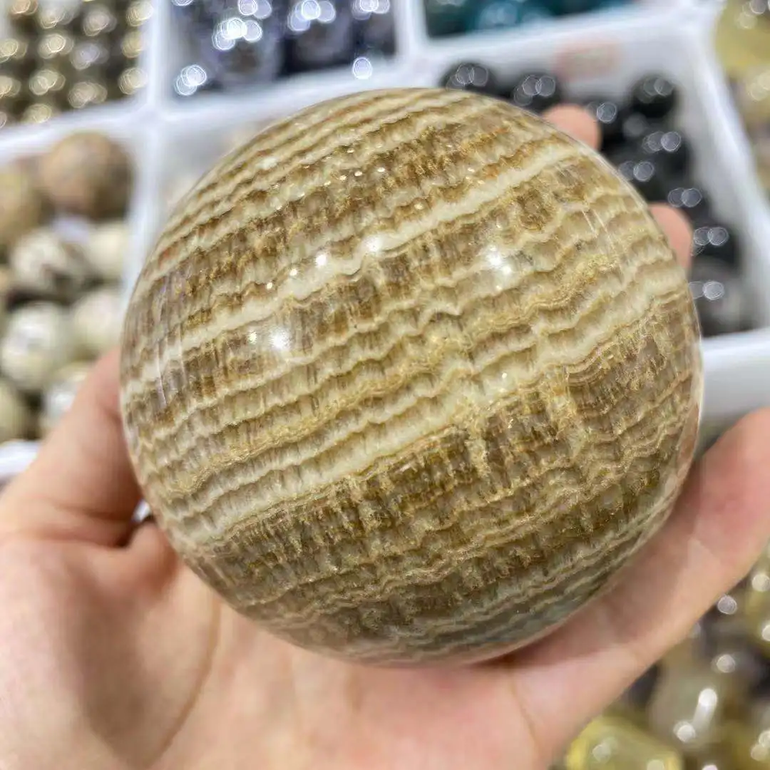 

Натуральный зернистый камень из древесины, Хрустальный кварцевый энергетический шар, восстанавливающий подарок, украшение комнаты