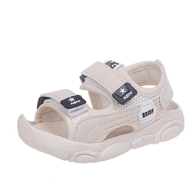 

Little Kids Sandals Children & Toddler Shoes Fashion Soft Sole Anti-Kick Baby Boys Beach Shoes Size 15-30