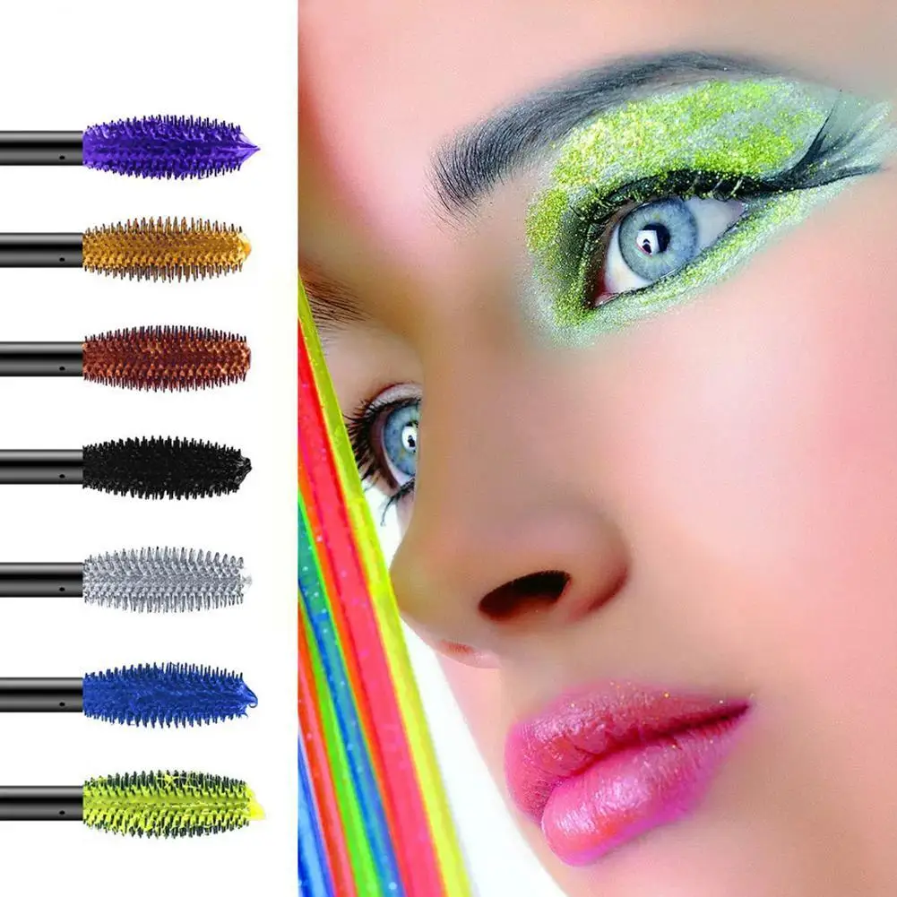 

Colorful Eye mascara Lashes Thick Lengthening Waterproof Black Waterproof Eye Eyelashes Lasting Extension Natural Cosmetics T3C5
