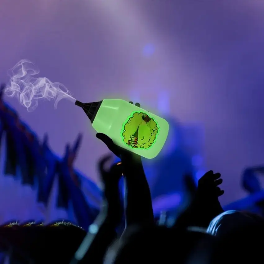 

Luminous POWER HITTER Party Artifact Multi-Person Smoking Tool Acrylic Pipe Length 180mm Press Pipe Smoke