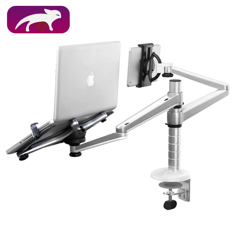 

Подставка для ноутбука, подставка для планшетного ПК iPad, двойная подставка, подъем и подъем, не доставляется до двери