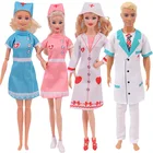 Аксессуары для кукол, униформа доктора Кена или медсестры, 2022 дюйма30 см, 2 шт.комплект