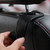 1pc car seat truck coat hook purse bag hanging hanger bag organizer holder black multifunction universal plastic durable