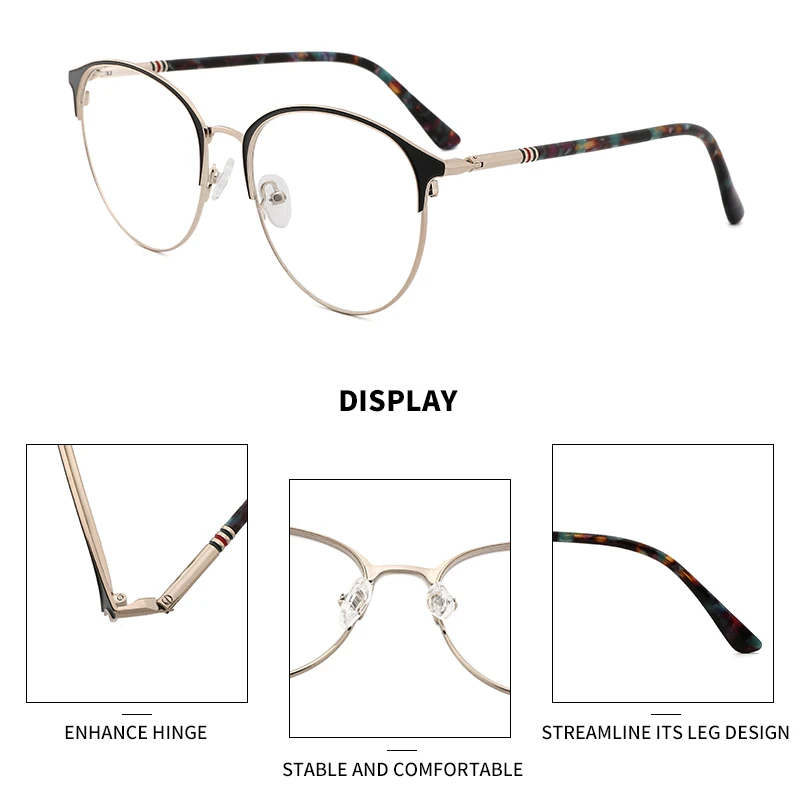 Женские очки по рецепту кошачий глаз круглые оправа для женщин очков