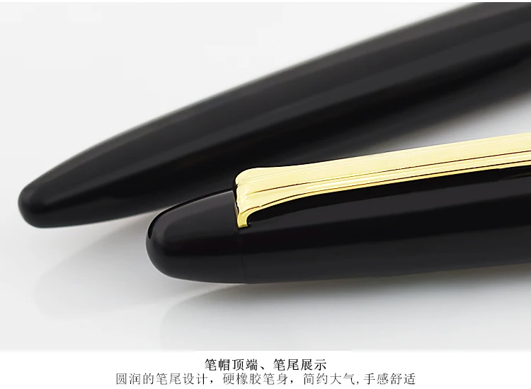 Матросский король пера K.O.P. BK Ebonite 21K золото двойной цвет перо Жесткий Резиновый перо пилот 11-7002