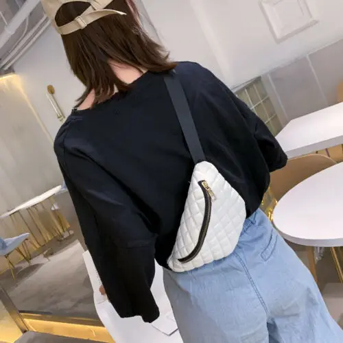 Женская поясная сумка для путешествий кошелек на пояс денег Блестящий