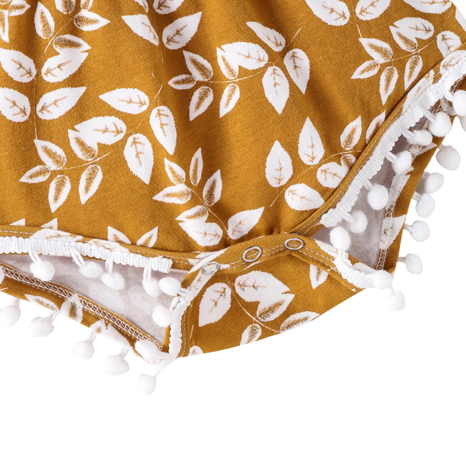 2 шт. Детский комбинезон с круглым вырезом без рукавов принтом