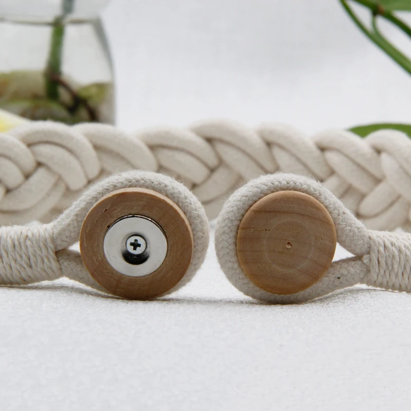 Подхват для штор ручной работы Тканый Твист Магнитный занавес зажим Кортина