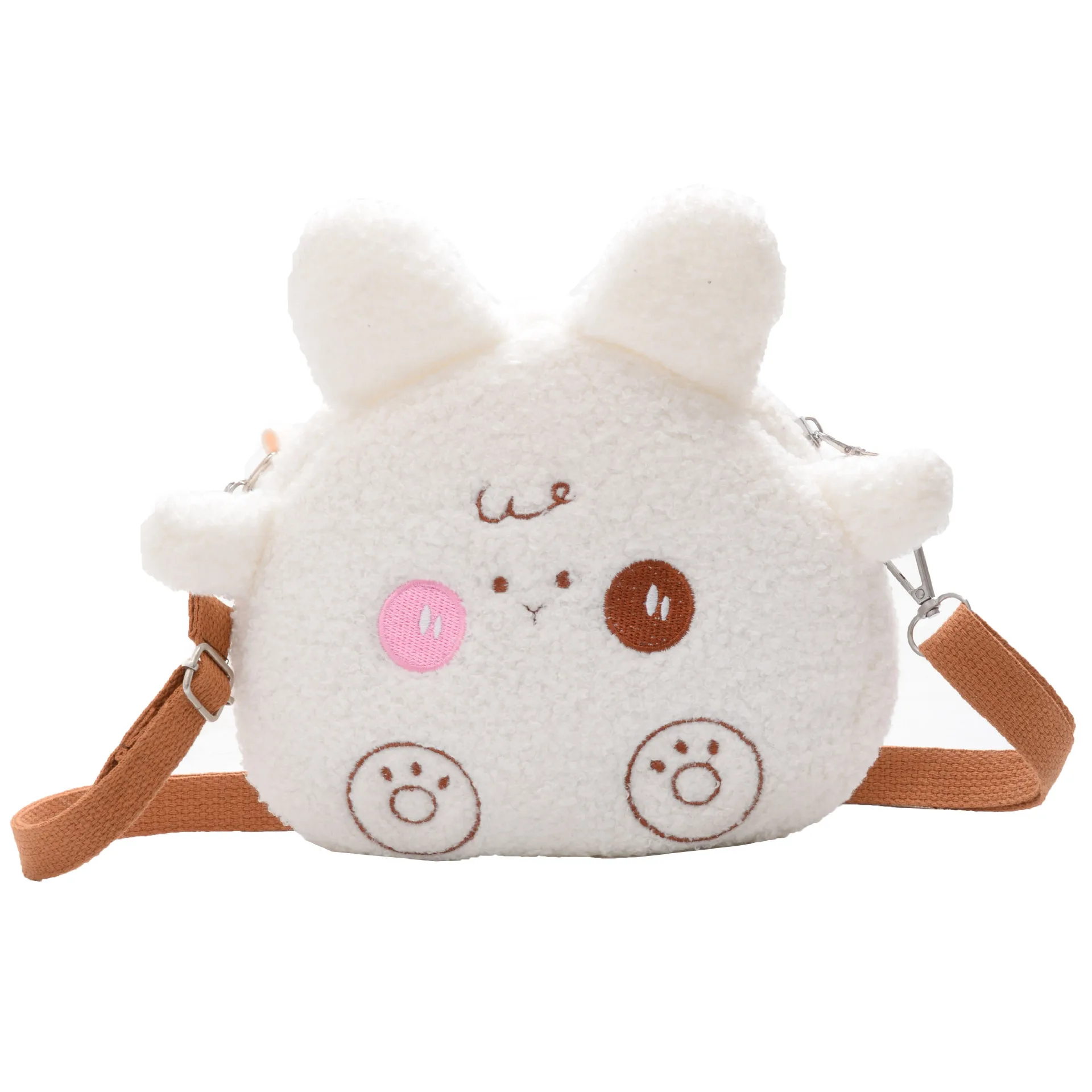 Детский плюшевый рюкзак с мультипликационным рисунком забавная игрушка для