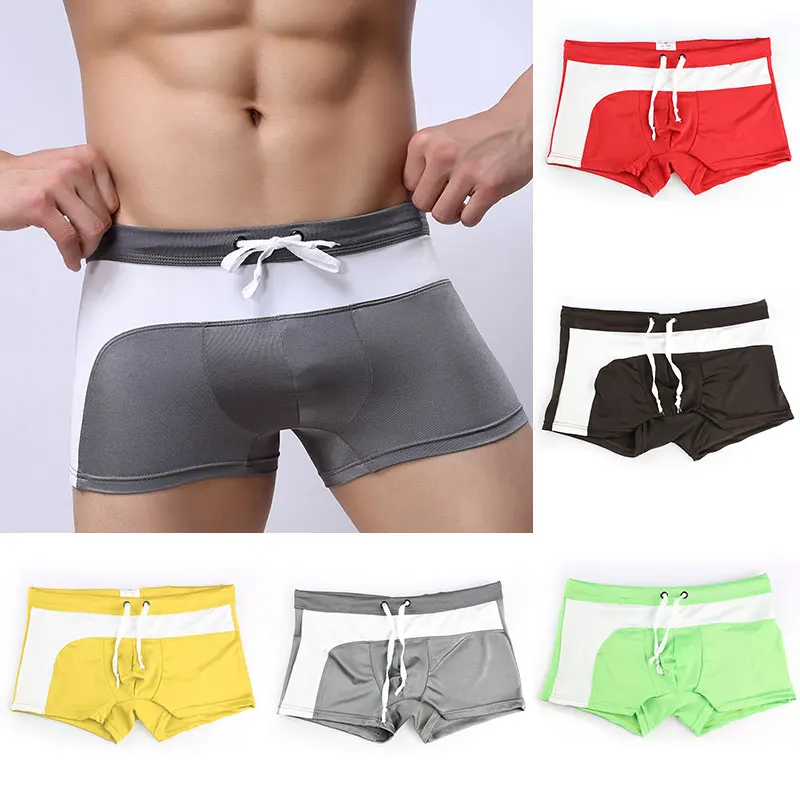 

Swim Shorts Board Surf For Men Breathable Running Gym Beach Patchwork Short Swimwear #AAA