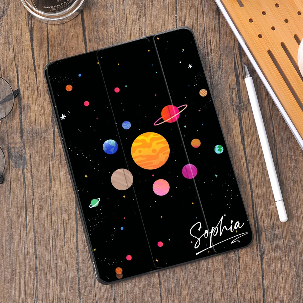 Пользовательское имя Подпись для 10 2 iPad 8th поколения Чехол 2020 Air 4 Pro 11 подставка