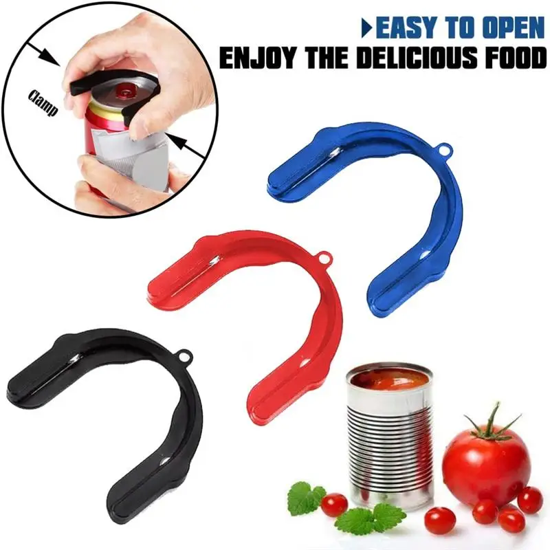 

Topless Can Opener Smooth Edge Safety Manual Beer Openers Handheld Soda Can Openers for Bar Kitchen Camping Party Picnic