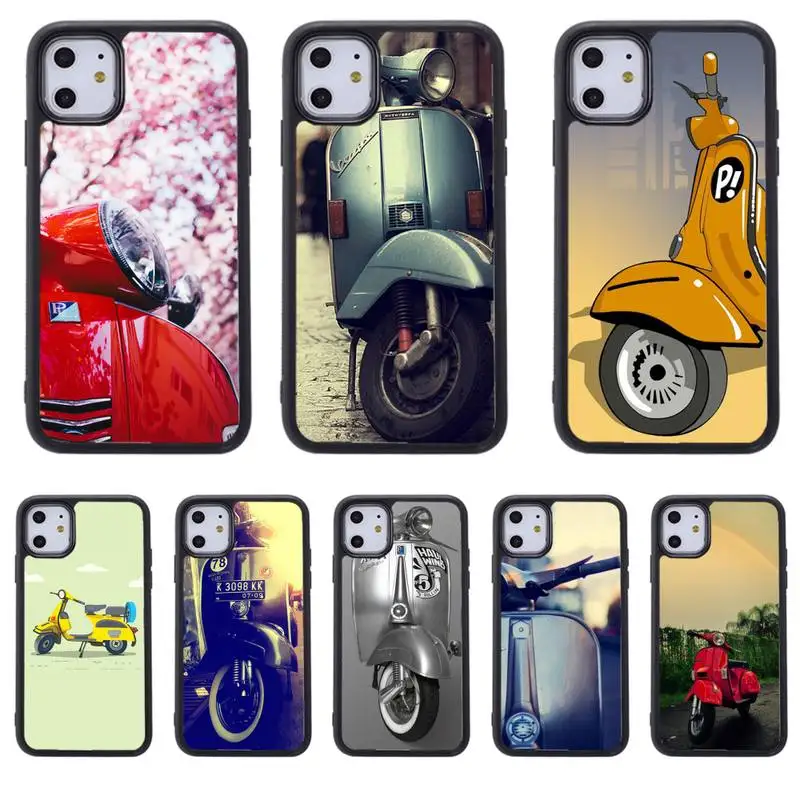 Чехол для телефона Vespa скутера велосипеда мотоцикла Iphone 5 SE 2020 6 6s 7 8 plus X Xr XS 11 12 13 Mini
