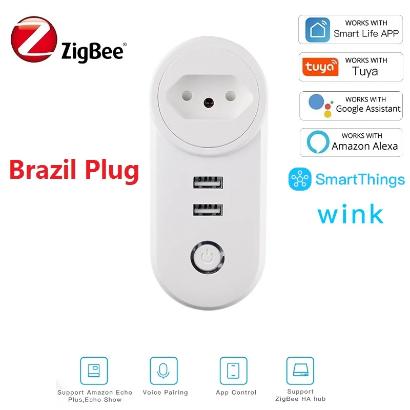 

Смарт-розетка Zigbee 3,0, 16 А, с голосовым управлением