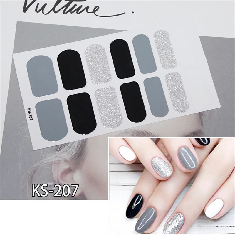 1 лист клейкой Наклейки полное покрытие бородавки 3D Красочные фольги наклейки