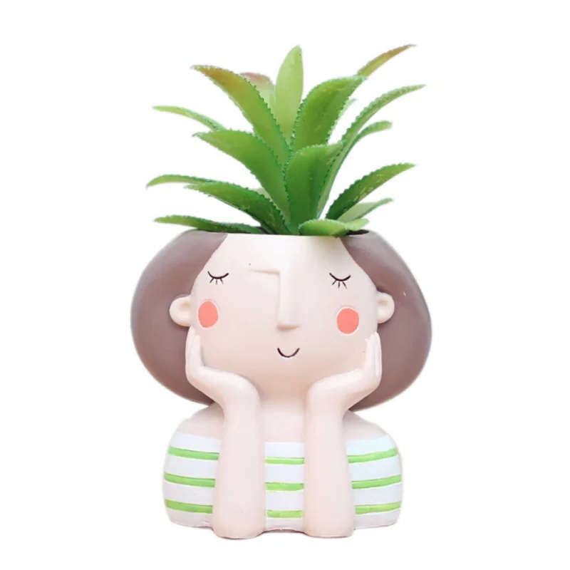 Дизайн для мальчиков и девочек цветы дома сада украшение горшок растений милый
