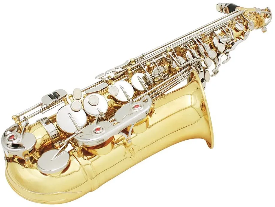 Высококачественный латунный альт-саксофон Eb E-Flat Sax с глянцевой гравировкой