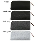 1 шт. шерстяной войлочный футляр для очков на молнии сумка переносная коробка для солнцезащитных очков многофункциональная мягкая защитная сумка