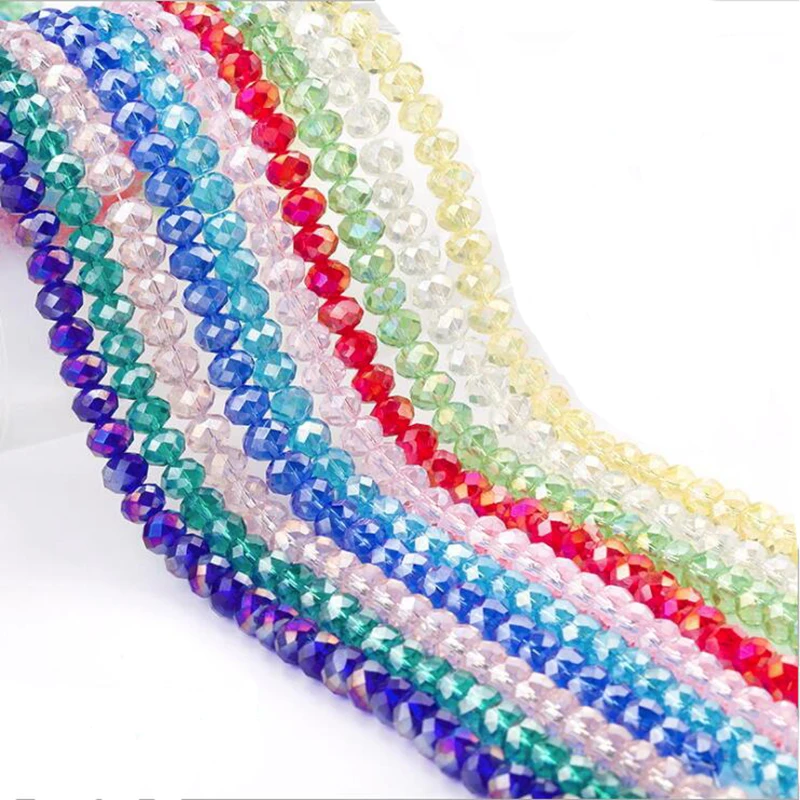 

Австрийские стеклянные бусины с отверстием, 8 мм, для изготовления браслетов, ювелирных изделий «сделай сам», 70 шт./партия