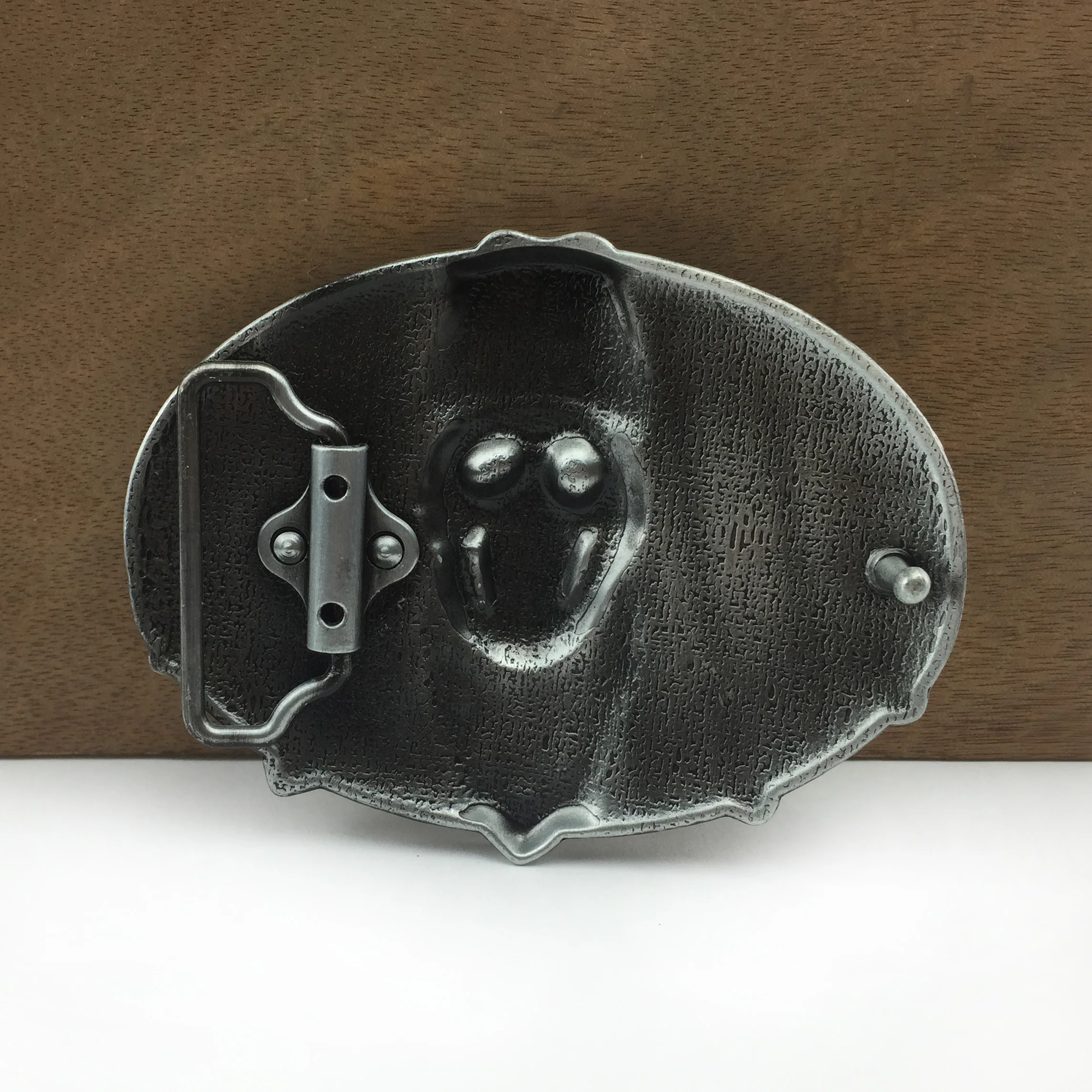 BuckleClub Тяжелая Ретро черная эмалированная магнитная пряжка ремня стандартная