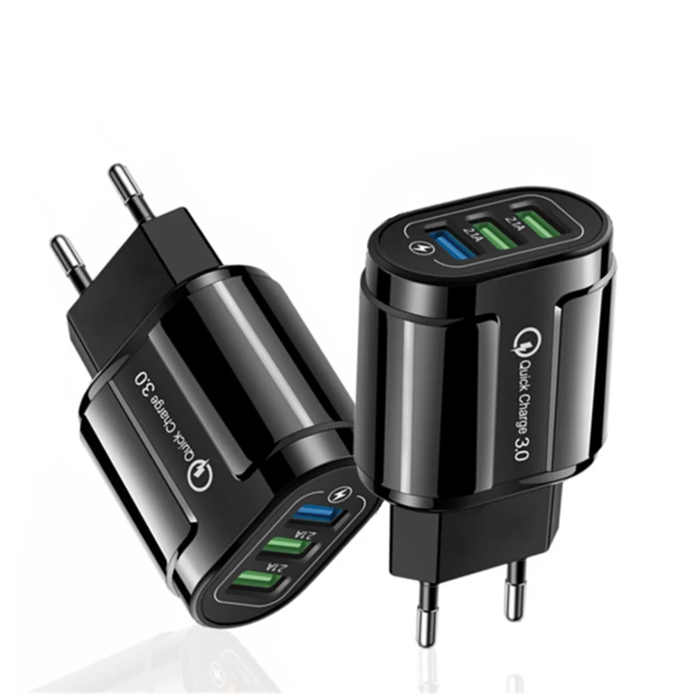 С 3 портами (стандарт мобильный телефон QC3.0 зарядный адаптер Быстрый быстрого