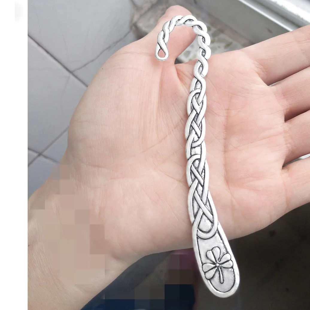 Закладки металлические серебристые 118 мм 5 шт.